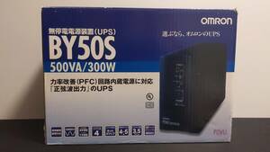 オムロン 無停電電源供給（UPS） PCおよび周辺機器用UPS（正弦波） （300W/500VA） BY50S 1個