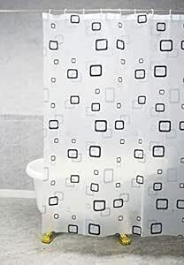 シャワーカーテン 半透明カーテン ユニットバス 浴室 ビニールカーテン 防水 防カビ バスカーテン お風呂用カーテン 間仕切り リ