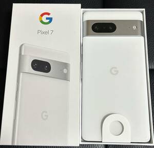 ■新品未使用/SIMロック解除済■au Pixel7 128GB スノー SIMフリー 送料無料 ホワイト