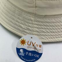 ハット　UV対策　手洗いOK 帽子　ウォッシャブル_画像2