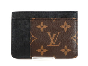 ルイヴィトン カードケース ポルト カルト・LV サイドアップ モノグラム・リバース 現行モデル M81462 フラグメントケース /33084