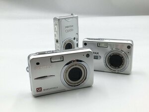 ♪▲【PENTAX ペンタックス】コンパクトデジタルカメラ 3点セット 部品取り Optio S5z/S7/A40 まとめ売り 0509 8