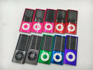 ♪▲【Apple アップル】iPod nano 第5世代 第4世代 MC075J MC050J MB754J 他 8 16GB 10点セット まとめ売り 0509 9