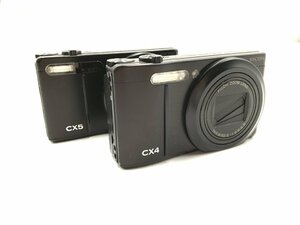 ♪▲【RICOH リコー】コンパクトデジタルカメラ 2点セット CX4/CX5 まとめ売り 0509 8