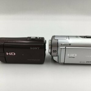 ♪▲【SONY ソニー】デジタルビデオカメラ 2014/2010年製 2点セット HDR-CX420/CX-370V 0510 8の画像5