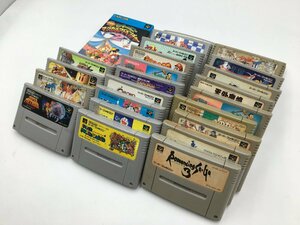 ♪▲【Nintendo 他 ニンテンドー】SFC スーパーファミコン ゲームソフト 25点セット まとめ売り 0510 16