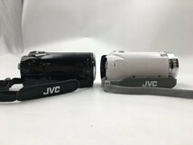 ♪▲【JVC 2013/2011年製】デジタルビデオカメラ 2点セット GZ-E265-W/GZ-HM450-B まとめ売り 0516 8_画像5