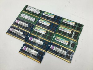♪▲【Kingston Silicon Power Micron Crucial】ノートPC用 メモリ 4GB DDR3 大量 部品取り 13点セット まとめ売り 0517 13