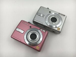 ♪▲【Panasonic パナソニック】コンパクトデジタルカメラ 2点セット DMC-LS75 まとめ売り 0522 8