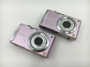 ♪▲【Panasonic パナソニック】コンパクトデジタルカメラ 2点セット LUMIX DMC-FS3 まとめ売り 0522 8