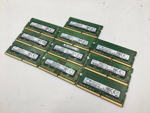 ♪▲【Samsung サムスン】ノートPC用 メモリ 4GB DDR4 大量 部品取り 10点セット まとめ売り 0527 13