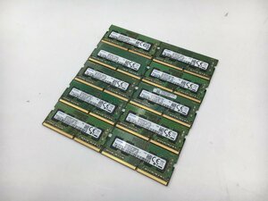 ♪▲【Samsung サムスン】ノートPC用 メモリ 4GB DDR4 大量 部品取り 10点セット まとめ売り 0528 13