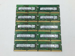 ♪▲【SK hynix】ノートPC用 メモリ 大量 4GB DDR4 部品取り 10点セット まとめ売り 0529 13