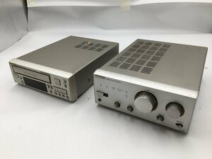 !^[ONKYO Onkyo ] mini component amplifier / cassette deck 2 point set A-905 K-505 set sale 0530 3