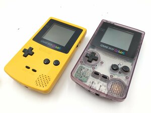 ♪▲【Nintendo ニンテンドー】ゲームボーイカラー 2点セット CGB-001 まとめ売り 0531 7