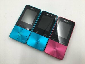 ♪▲【SONY ソニー】WALKMAN 16GB 3点セット NW-S315 まとめ売り 0531 9