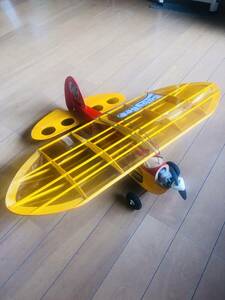  очень симпатичный R/C Balsa модель [Baby Bee]2ch 40MHz радиопередатчик приложен .. работоспособность не проверялась б/у товар 