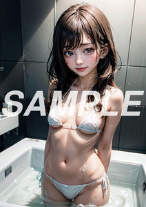AL70 高画質 AI イラスト アート ポスター 写真 セクシー かわいい 女の子 美女 美人 ヌード グラビア 巨乳 ギャル 水着 風呂 温泉 混浴 湯