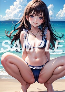 AO23 高画質 AI イラスト アート ポスター 写真 セクシー かわいい 女の子 美女 美人 ヌード グラビア 巨乳 ギャル 水着 ワンピース スク水