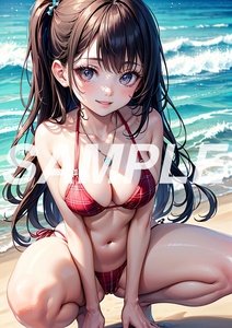 AO32 高画質 AI イラスト アート ポスター 写真 セクシー かわいい 女の子 美女 美人 ヌード グラビア 巨乳 ギャル 水着 スク水 ビキニ