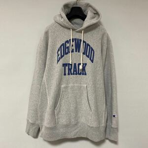 美品 XXL Champion REVERSE WEAVE sweat parka チャンピオン リバースウィーブ スウェット パーカー 染込み プリント 単 色 タグ 復刻