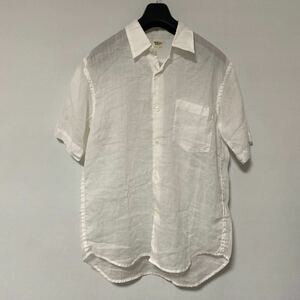 美品 日本 製 ロンハーマン リネン ホワイト シャツ S Ron Herman California 麻 LINEN カリフォルニア RHC 