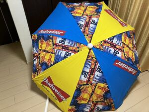  Budweiser Budweiser beach parasol diameter approximately 160. sunshade retro 