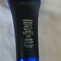 HITACHI 日立 RM-FJ20 電気シェーバー 髭剃り シェーバー　使用品　メタリックブルー_画像6
