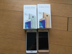 ☆ジャンク品　ASUS Android Zenfone3Max スマートフォン 2台セット☆