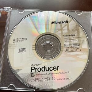 ◎(504-4) Microsoft Version 2003 Microsoft Producer Office PowerPointe 2003