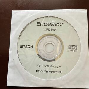 ◎(504-5) 現状品　EPSONエプソン　Endeavor MR3500　ドライバCD　Rel.1.2