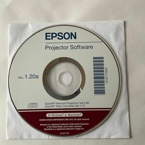 ◎(506-15) 中古品EPSON Projector Software Ver.1.20a/EasyMP Slide Converter Ver.1.10EasyMP Network Projection Ver.2.80