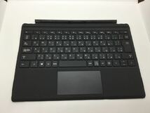 ◆05127) Microsoft Surface Pro 純正キーボード タイプカバー Model:1725 ブラック _画像1