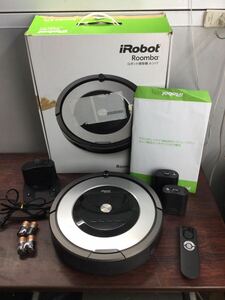 ◆05180) iRobot アイロボット Roomba ルンバ ロボット掃除機 875モデル 箱付属 取り扱い説明書付属 中古品