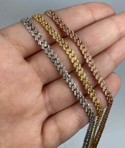 10K Yellow Gold Diamond Cuban Link Chain 4.5MM イエローゴールド ダイヤモンド キューバンチェーン 喜平 10金 icebox trax avalanche