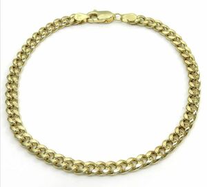 10K yellow gold cuban bracelet 4.5 キューバン ブレスレット ゴールド マイアミ キューバン 喜平 10金 icebox trax avalanche