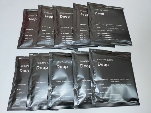 original blend DEEP オリジナルブレンド　DEEP コーヒー 　10袋　ドリップバック