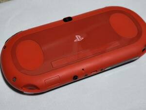 動作OK PS vita 赤黒 PCH-2000 液晶ヤケあり 送料185円 or 370円 or 520円