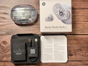 Beats Studio Buds + トランスペアレント 中古 クリアケース付き 付属品揃ってます 動作確認済み