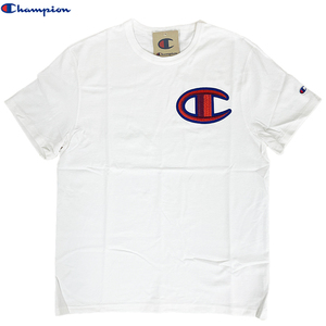 【69886-22BS】未使用・在庫処分品　Champion チャンピオン　刺繍ロゴ ヘビーウェイト Tシャツ GT19 Y07981　白　M（日本サイズ：L）