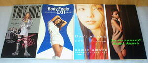 S3 安室奈美恵4枚セット ①TRY ME ②Body Feels EXIT ③Don't wanna cry (ダイドーミスティオCMソング)④CAN YOU CELEBRATE?　