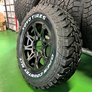 5月入荷 【リフトアップ必須】ジムニー JB23 JB64 タイヤホイール 16インチ トーヨーオープンカントリーMT 225/75R16 ホワイトレター BDX08