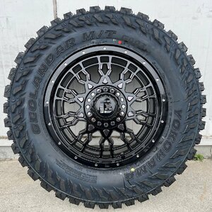 ラングラーJK JL 17インチ 背面用付き（5本セット）タイヤホイールセット ヨコハマ ジオランダー G003 MT 285/70R17 265/70R17 PreDator