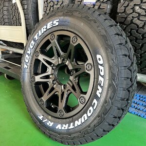 5月入荷 【新品4本】ジムニー JB23 JB64 16インチ トーヨー オープンカントリーRT 185/85R16 BDX08 ホワイトレター タイヤホイールセット