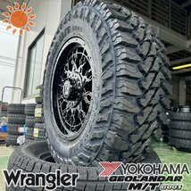 夏タイヤセット 4本組 ラングラー JL JK 17インチ タイヤホイールセット ヨコハマ ジオランダー MT G003 285/70R17 265/70R17 PreDator_画像9