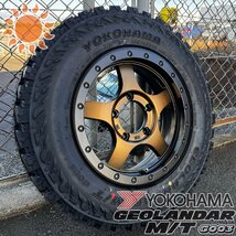 ジムニー JB64 JB23 JA12 JA11 タイヤ ホイールセット 4本組 1台分 ヨコハマ ジオランダー MT G003 175/80R16 185/85R16 195R16_画像2