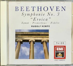 ベートーヴェン 交響曲第3番「英雄」　他　ルドルフ・ケンペ　ベルリン・フィルハーモニー管弦楽団