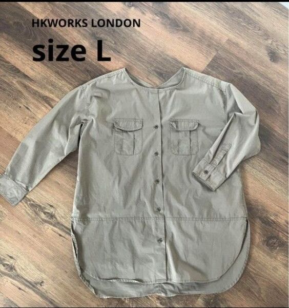 HK WORKS LONDON シャツブラウス