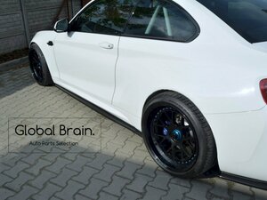 BMW M2 F87 サイド スCart ディフューザー / サイド スプリッター Bumper トリム アンダー サイド ディフューザー Body kit