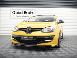 2010-2015 Renault Megane sport RS передний спойлер "губа" V1/ передний сплиттер бампер "фартук" - диффузор заслонка 